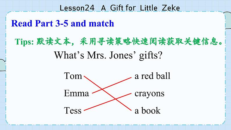 Lesson24 A Gift for Little Zeke 第6页