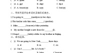 外研版 (三年级起点)五年级下册Module 9Unit 2 Mum bought new T-shirts for you.练习