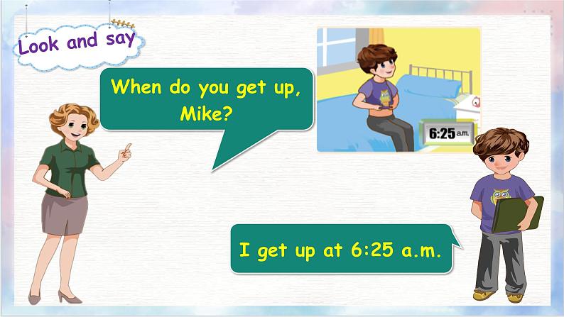 【精优公开课】Unit 1 My day PA Let's talk 课件第4页