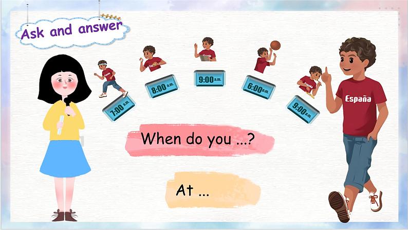 【精优公开课】Unit 1 My day PB Read and write 课件第4页