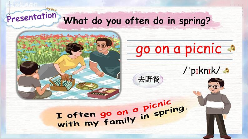 【精优公开课】Unit 2 My favourite season PB Let's learn 课件第7页