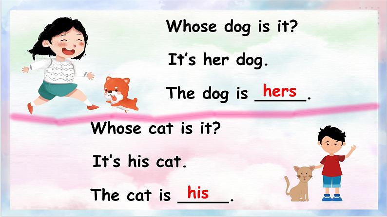 Unit 5 Whose dog is it PA Let's talk 课件+教案05