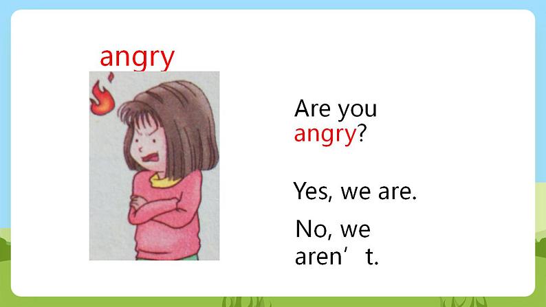川教版英语四年级下册Unit 2 Lesson 3《Are You Tired?》第2课时课件第7页