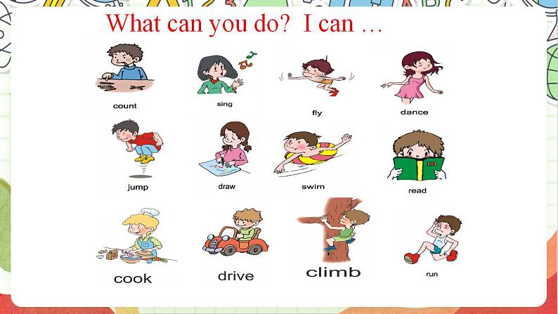 川教版英语三年级下册Lesson P《 What Can You Do》课件第3页