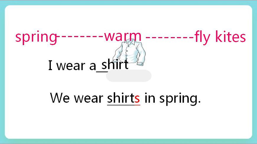 Unit2 lesson1 Seasons and Clothes  課件第4頁