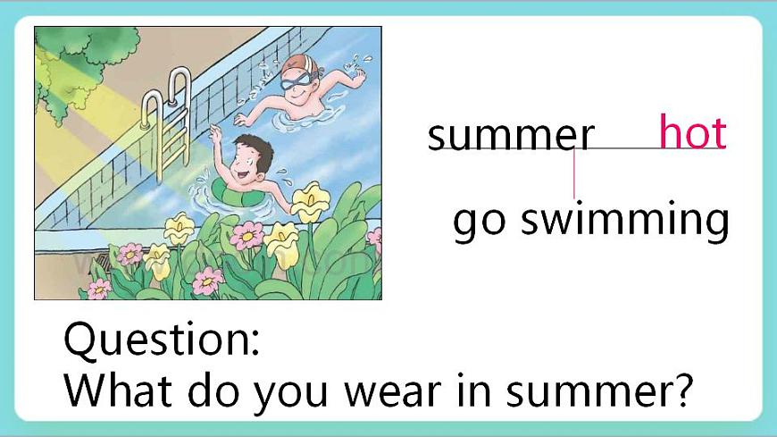 Unit2 lesson1 Seasons and Clothes  課件第5頁