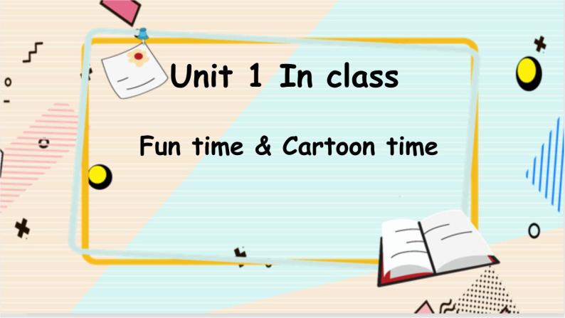 英语译林三(下) Unit 1 第2课时 Fun time & Cartoon time PPT课件01