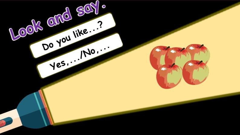 【新课标核心素养】人教版英语三下 Unit 5 Do you like pears PB Let's learn 课件+教案 +素材04
