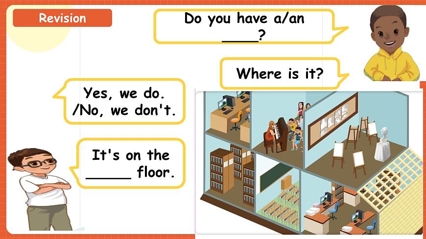 【新課標(biāo)】人教版英語四下 Unit 1 My school B Read and write 課件 第4頁