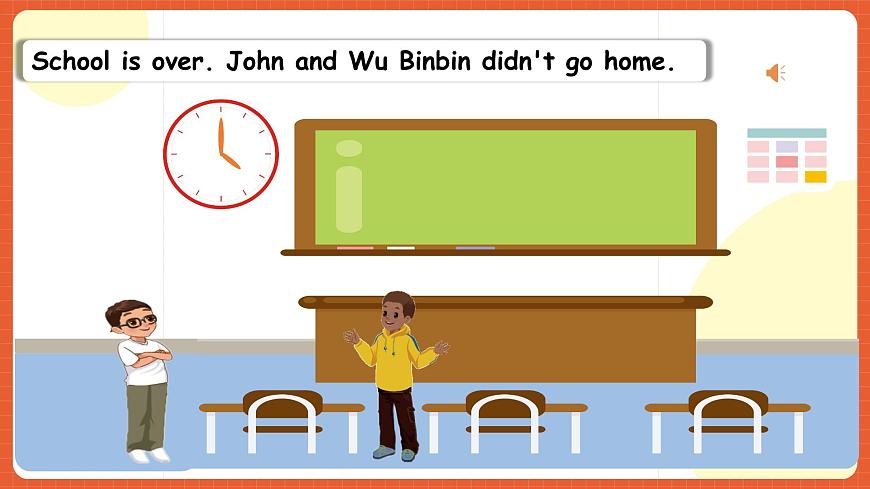 【新課標(biāo)】人教版英語四下 Unit 2 What time is it A Let's talk 課件 第6頁