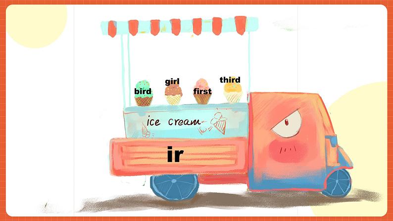 【新课标】人教版英语四下 Unit 3 Weather A Let's spell 课件 第4页