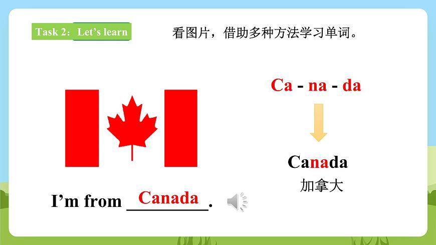 【核心素養(yǎng)目標(biāo)】 Lesson C I'm from the USA 課件 第4頁(yè)