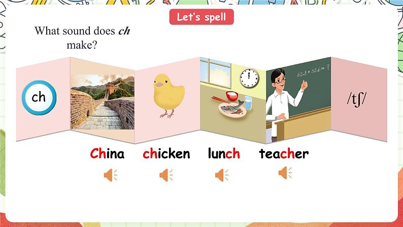 【公开课】Unit 3 My school calendar A Let's spell 课件第8页