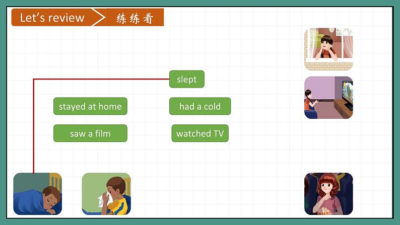 Unit 2 Last weekend第四课时(教学课件)Part B Let's try&Let's talk第6页