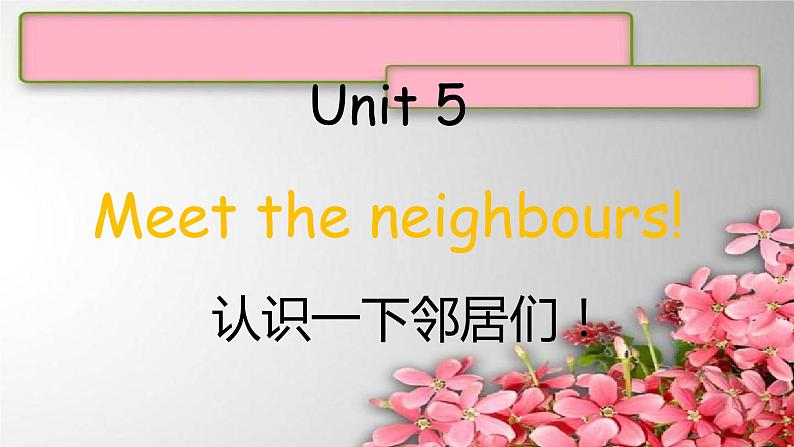 Unit 5 线下课课件新概念英语青少版第1页