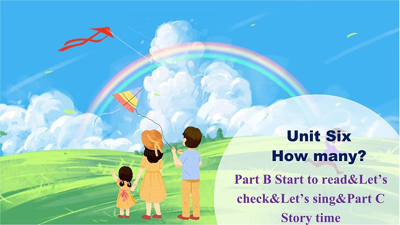 Unit6 How many 第6课时(教学课件)PartC Start to read&Let's check&Story time-三年级英语下册同步精品系列(人教PEP版)01