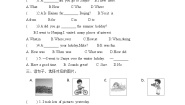 小学英语Unit 3 Where did you go? Part B一课一练