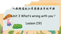 人教精通版五年级英语下册 Lesson 19教学课件