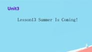 小学英语冀教版 (三年级起点)六年级下册Lesson 13 Summer is coming!教学演示ppt课件