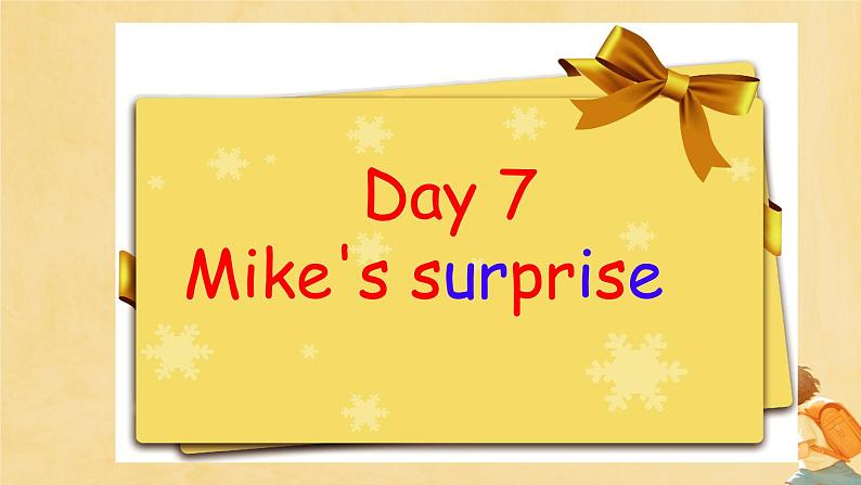 人教版(PEP)六年级英语下册Recycle Mike's happy days(1)课件第1页