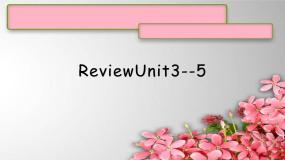 ReviewU3-5课件  新概念英语（青少版）Starter  B