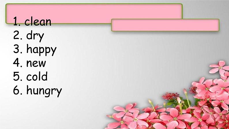 Start B 下 Written Test课件 新概念英语(青少版)Starter B05