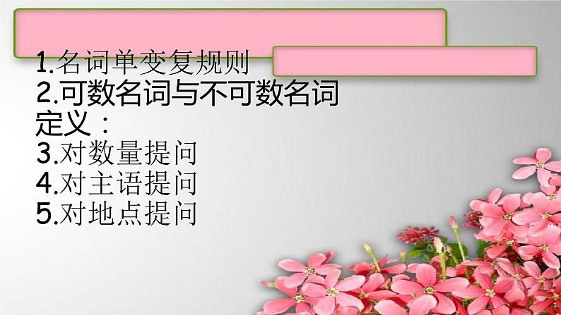 1B上 Oral Test课件 新概念英语青少版1B04