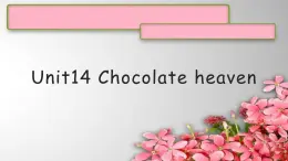 Unit14 Chocolate heaven课件  新概念英语（青少版）2A