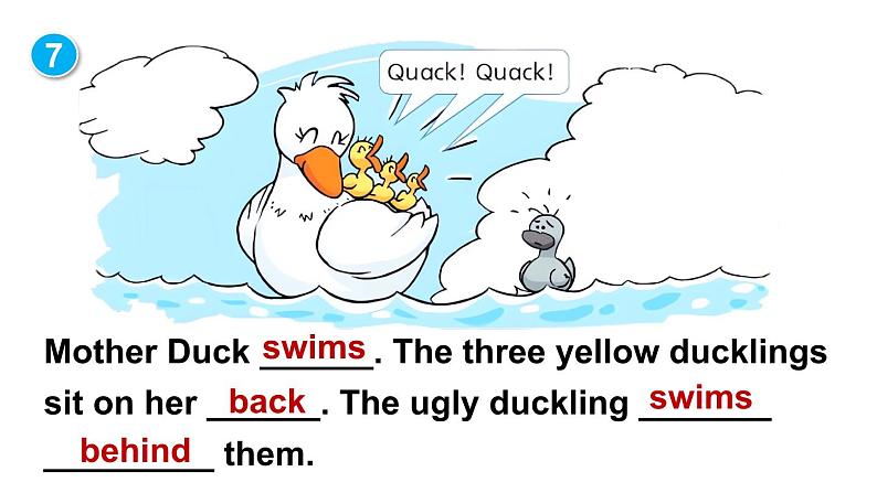 Module 4 Things we enjoy Unit 12 The ugly duckling 第3课时(课件+素材)-2023-2024学年牛津上海版(三起)英语四年级下册07