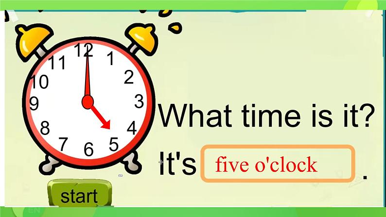接力版小学四年级英语春学期- -Lesson 3 What time is it?课件08