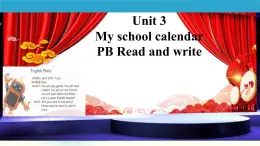 （PEP）五年级英语下册Unit 3 My school calendar 3 Part C课件