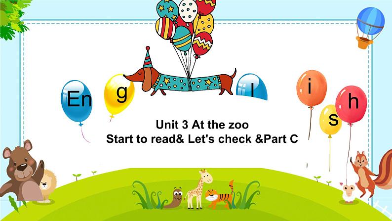 人教(PEP)三年级英语下册(Unit 3 -Start to read& Let's check &Part C )课件第1页