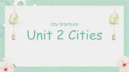 Unit 2 Cities L3city brochure课件  人教新起点版英语四年级下册