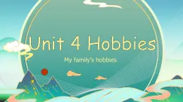 Unit 4 Hobbies L3课件  人教新起点版英语四年级下册