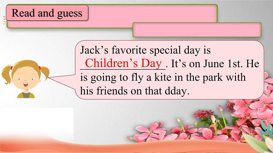 Unit2 Special Days Lesson7 Story Time   課件第3頁