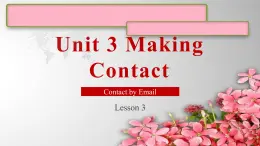 Unit 3 Making Contact lesson 3   课件 人教版新起点英语五年级下册