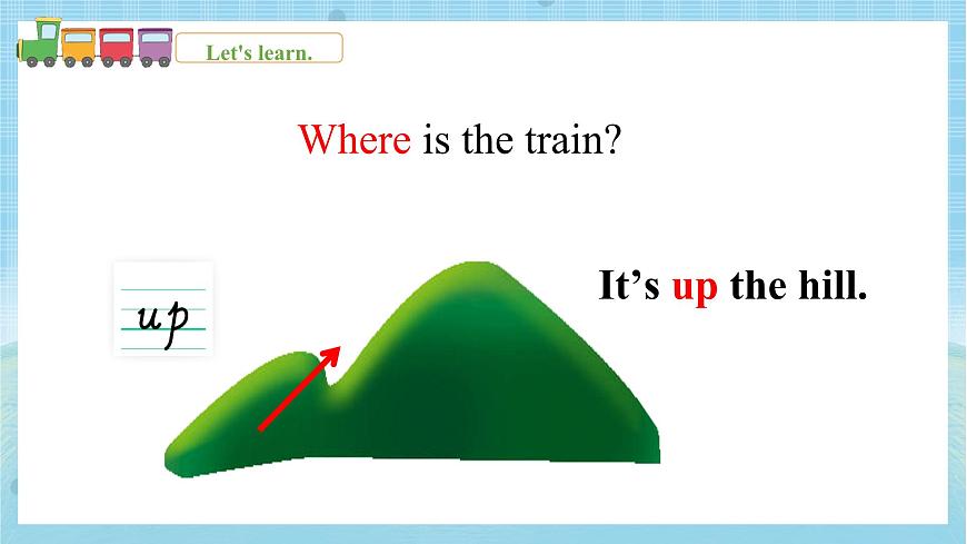外研版三年級(jí)起點(diǎn)四年級(jí)上冊(cè)Module 1 unit2 It's at the station.課件第6頁(yè)