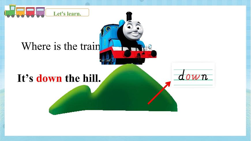 外研版三年級(jí)起點(diǎn)四年級(jí)上冊(cè)Module 1 unit2 It's at the station.課件第7頁(yè)