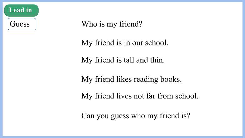 Unit 4 I have a pen pal Part A Let's try & Let's talk(课件)-2024-2025学年人教PEP版英语六年级上册第2页