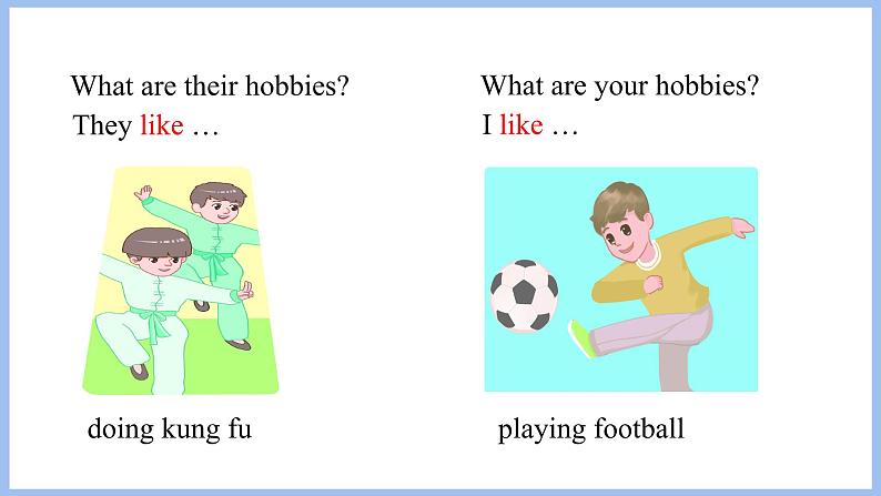 Unit 4 I have a pen pal Part B Let's learn & Listen, match and say(课件)-2024-2025学年人教PEP版英语六年级上册第5页