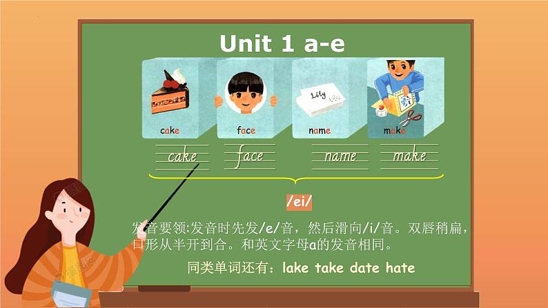 Let's spell语音单词期末复习(课件)人教PEP版英语四年级上册03