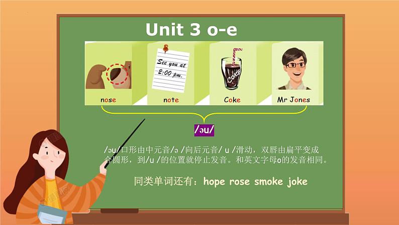 Let's spell语音单词期末复习(课件)人教PEP版英语四年级上册07