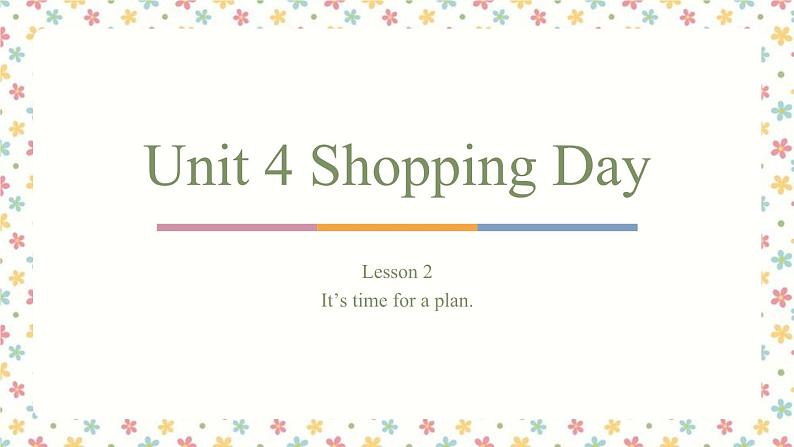 Unit 4 Shopping Day Lesson 2(课件)-2024-2025学年人教新起点版英语五年级上册01
