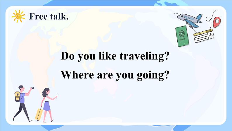 Module 10 Unit 1 Where are you going?(教学课件)2023-2024学年外研版(三起)五年级下册英语第4页
