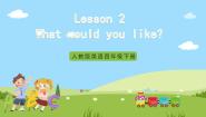 小学鲁科版 (五四制)Lesson 2 What would you like?一等奖课件ppt
