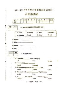 河南省周口市太康县2023-2024学年六年级下学期6月期末英语试题