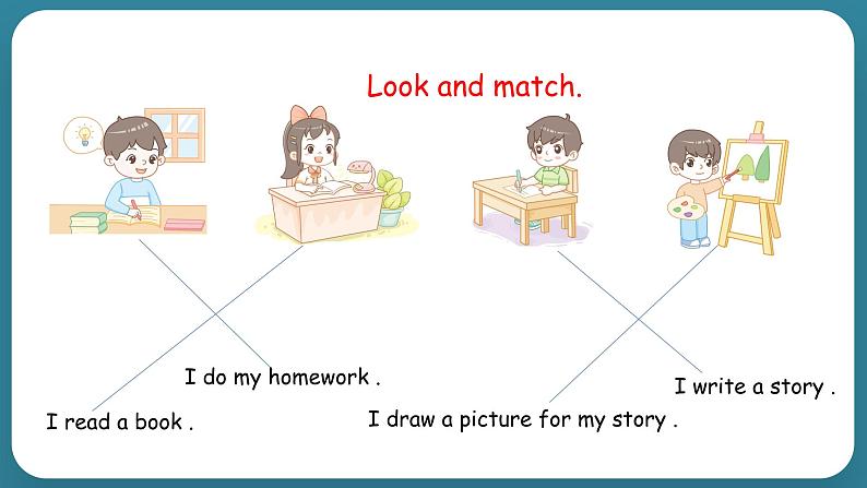 Unit 2 At Home Lesson 7 Homework(课件) 冀教版(三起)英语四年级上册08