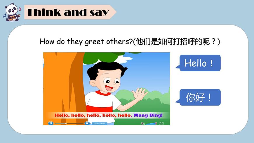 2024譯林版三年級英語上U1Hello(Lead in)課件第2頁