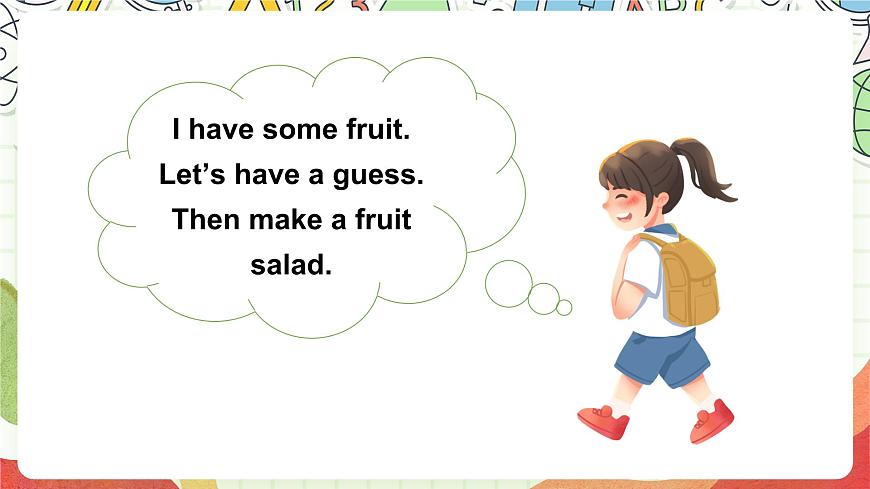 小學(xué)英語牛津譯林版四年級(jí)上冊Unit 2  Let’s make a fruit salad Checkout time & Ticking time課件第6頁