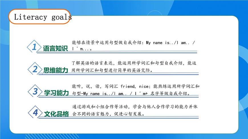 【核心素養(yǎng)】人教版英語三年級上冊-Unit1Making friends PA Let's talk（課件）第4頁